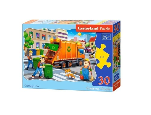 Puzzle 30 Garbage Car CASTOR, Castorland