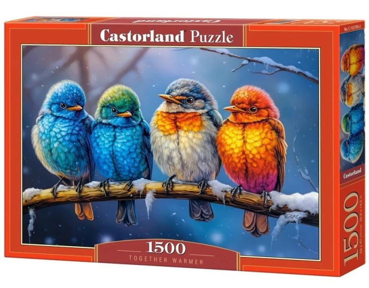 Puzzle 1500 Together Warmer CASTOR, Castorland