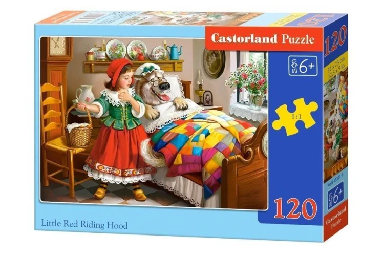 Puzzle 120 Czerwony Kapturek CASTOR, Castorland