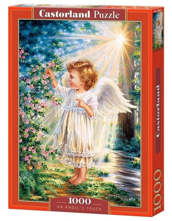 Puzzle 1000 Dotyk anioła CASTOR, Castorland