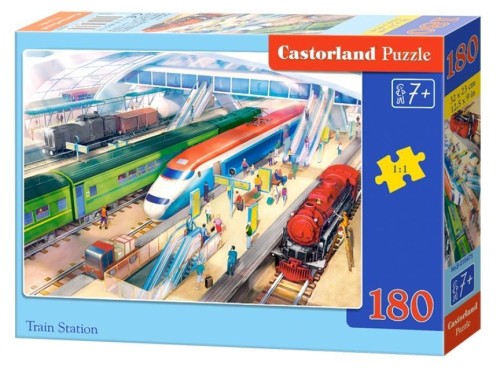 Puzzle 180 Train Station CASTOR, Castorland