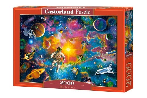 Puzzle 2000 Man in Space CASTOR, Castorland