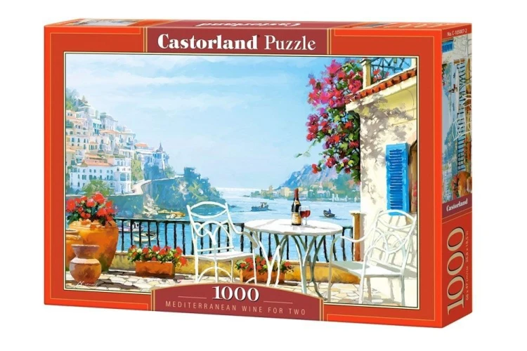 Puzzle 1000 Mediterranean Wine for Two, Castorland