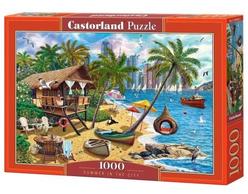 Puzzle 1000 Summer in the City CASTOR, Castorland