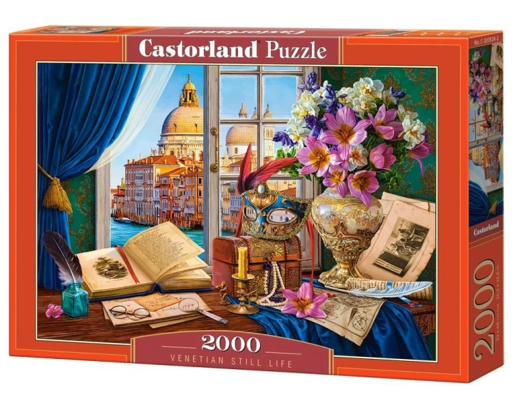 Puzzle 2000 Venetian Still Life CASTOR, Castorland