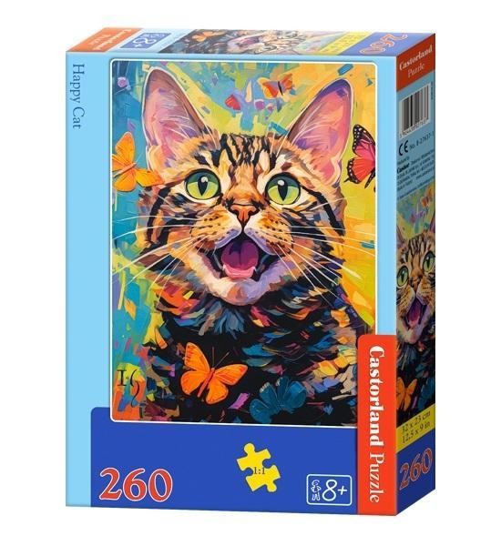 Puzzle 260 Happy Cat CASTOR, Castorland