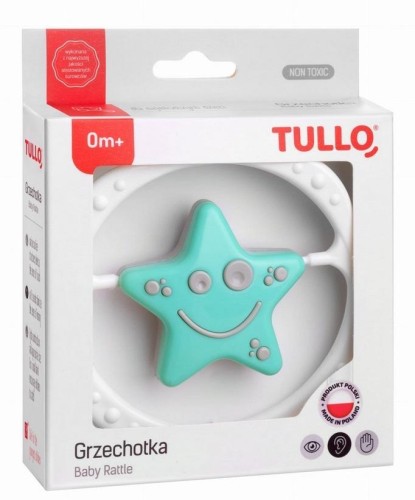 Grzechotka gwiazdka miętowo-szara, Tullo