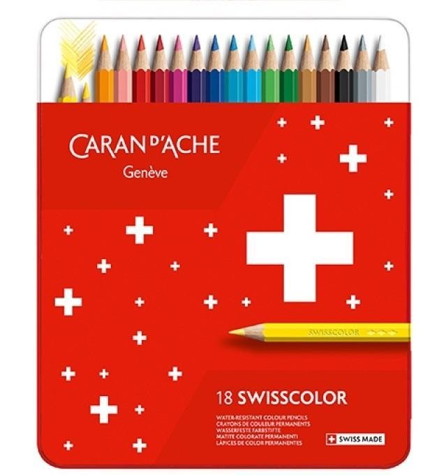 Kredki Swisscolor 18 kolorów, Carandache