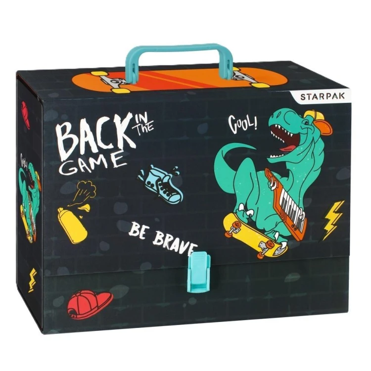 Teczka z rączką A4 Skate Dino, STARPAK