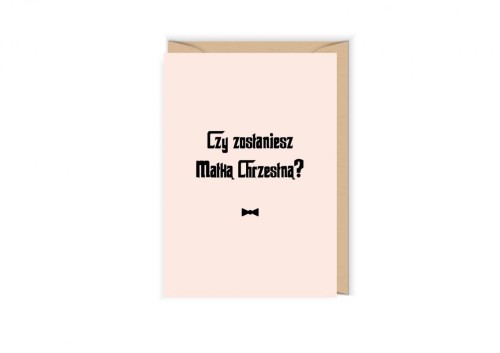 Karnet Chrzest - Rodzice Chrzestni