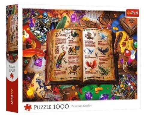 Puzzle 1000 Atlas fantastycznych ptaków, Trefl