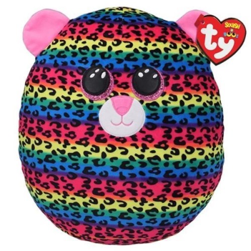 Squish-a-Boos Dotty wielokolorowy lampart 30cm, TY