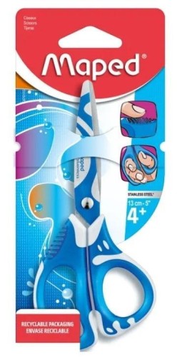 Nożyczki Zenoa fit 13cm niebieski MAPED, Maped