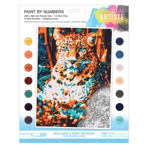Malowanie po numerach - Leopard, Dalprint