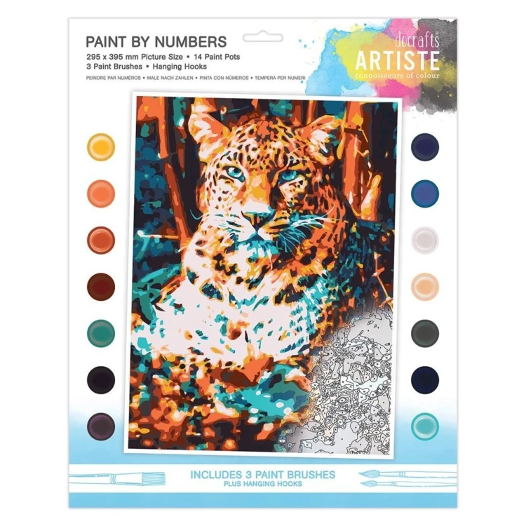 Malowanie po numerach - Leopard, Dalprint