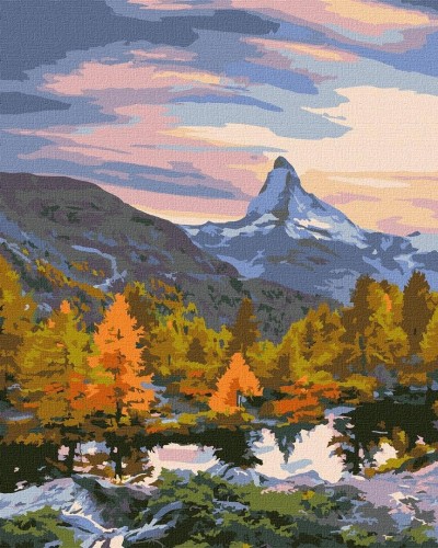 Malowanie po numerach -Jasny las 40x50cm, Ideyka