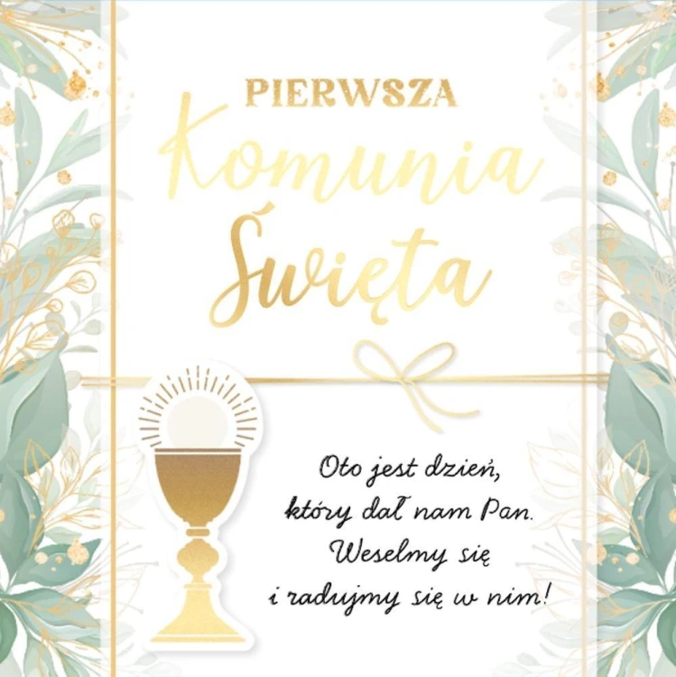 Karnet Primus Komunia