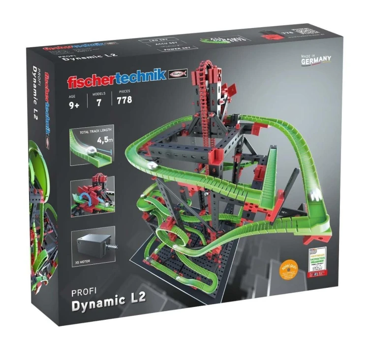 Klocki konstr. - Długi tor kulkowy Dynamic L2