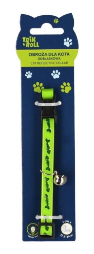 Obroża dla kota odblaskowa 1cm