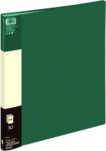 Teczka ofertowa 30 koszulek zielona GRAND, Grand