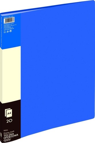 Teczka ofertowa 20 koszulek niebieska GRAND, Grand