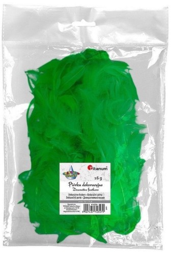 Piórka puch 16g zielone, Titanum