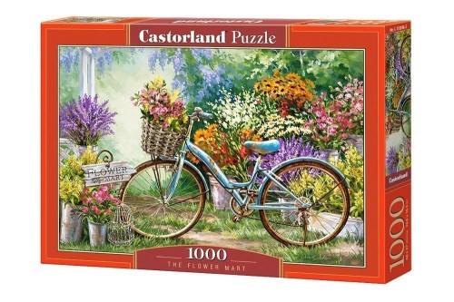 Puzzle 1000 Kwiatowy targ CASTOR, Castorland