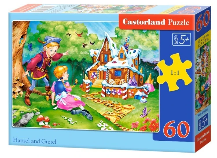 Puzzle 60 Hansel and Gretel CASTOR, Castorland