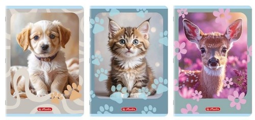 Zeszyt A4/32K kratka Animals (10szt) HERLITZ