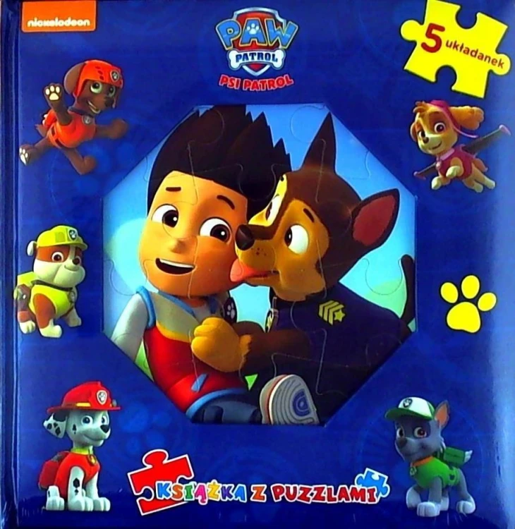 Psi Patrol. Książka z puzzlami, praca zbiorowa