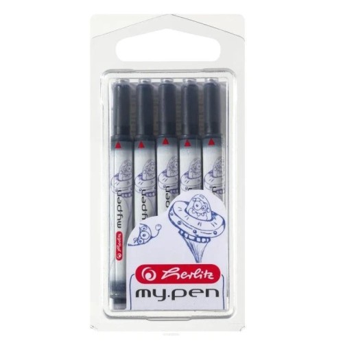 Naboje do pióra My.pen niebieskie, HERLITZ