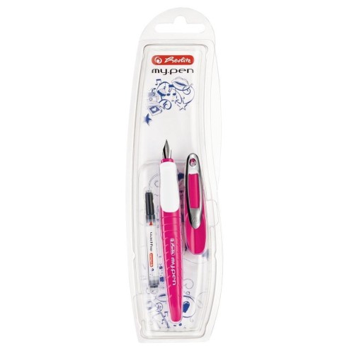 Pióro wieczne My.Pen M różowe/białe, HERLITZ