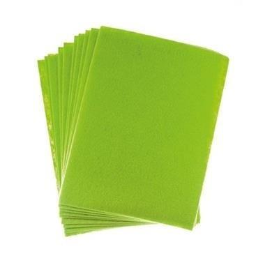Filc A4 zielony 2mm 10szt, Brewis