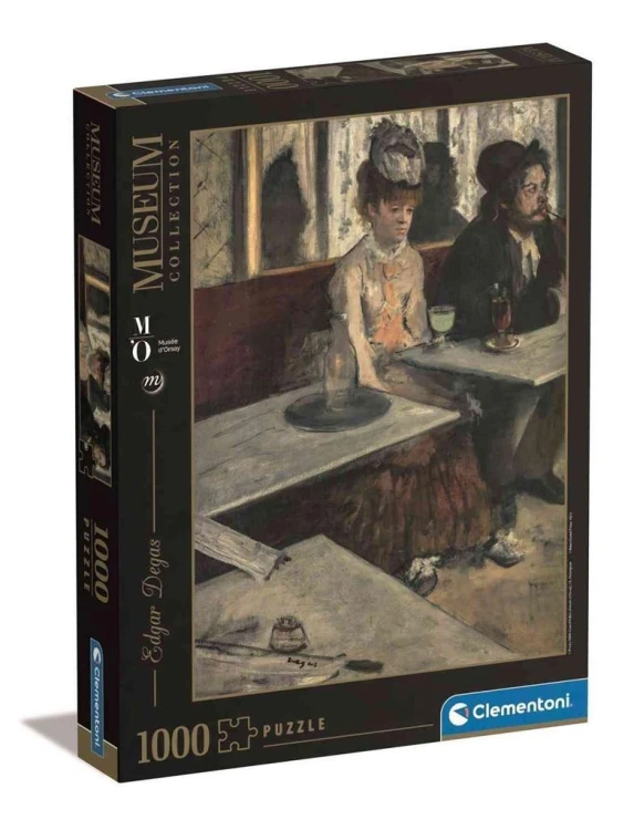 Puzzle 1000 Musseum Degas Dans un cafe, Clementoni