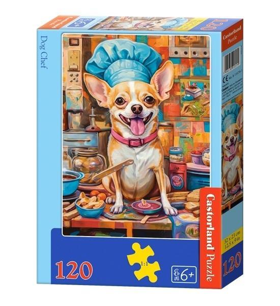 Puzzle 120 Dog Chef CASTOR, Castorland
