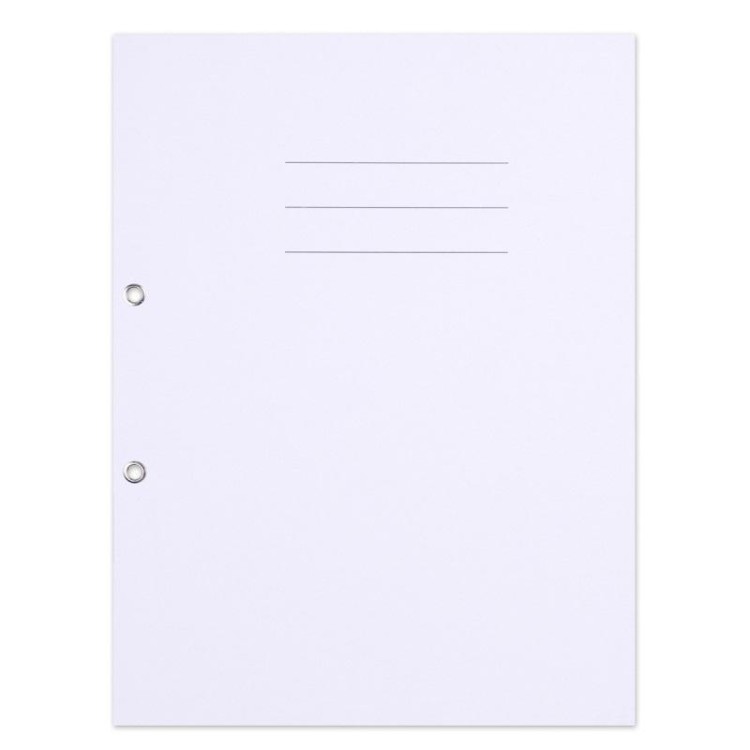 Skoroszyt A4 z oczkiem nadruk biały, Office