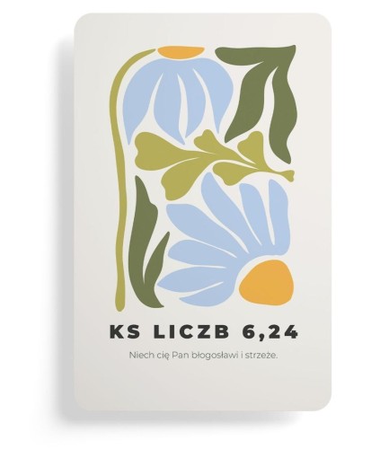 Magnes na lodówkę - Niech Cię Pan - modern, Szaron