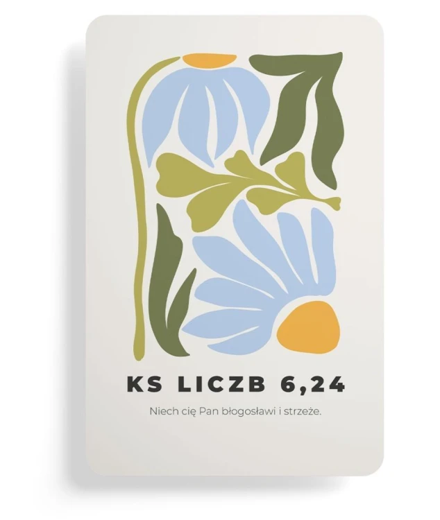 Magnes na lodówkę - Niech Cię Pan - modern, Szaron