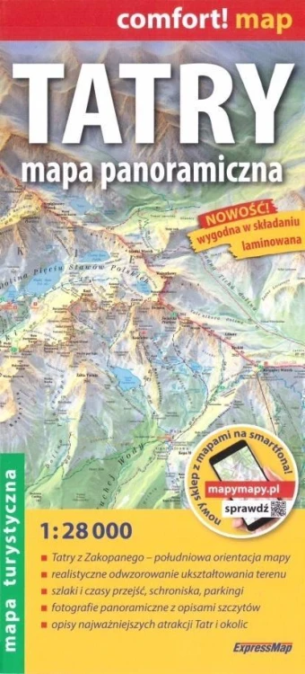 Comfort! map - Tatry 1:28 000 w.2025