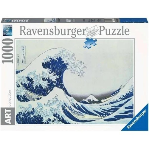 Puzzle 1000 Wielka fala w Kaganawie, Ravensburger