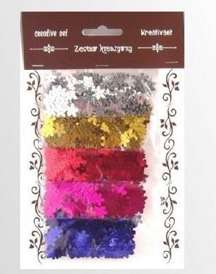 Zestaw cekiny kwiatki 30g, Galeria Hobby