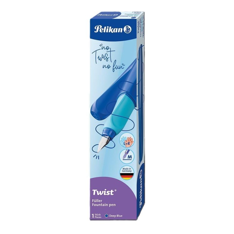 Pióro wieczne Twist M Deep blue, PELIKAN