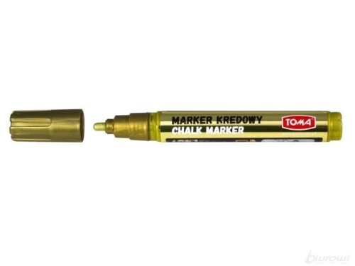 Marker kredowy 4,45 mm złoty TOMA, TOMA