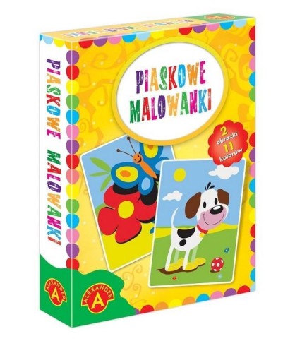 Piaskowe malowanki Pies i Motyl ALEX, Alexander