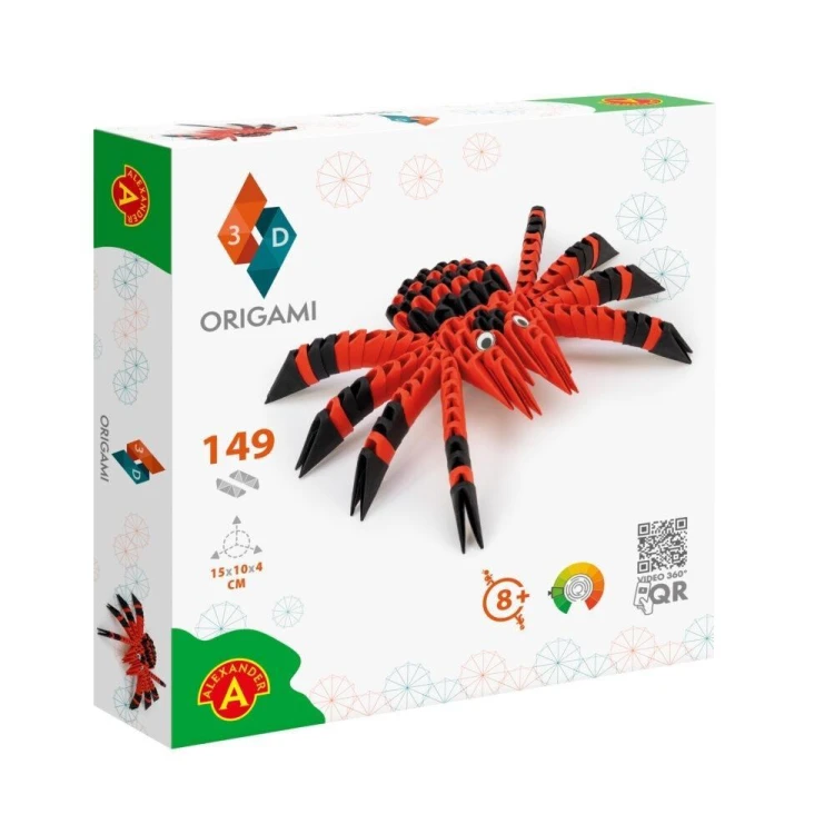 Origami 3D - Pająk ALEX, Alexander