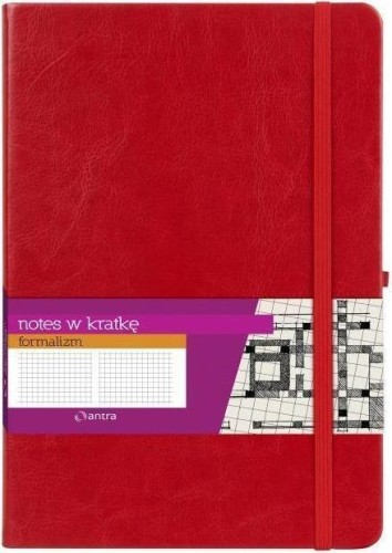 Notes A4 Kratka Formalizm Czerwony ANTRA, Antra