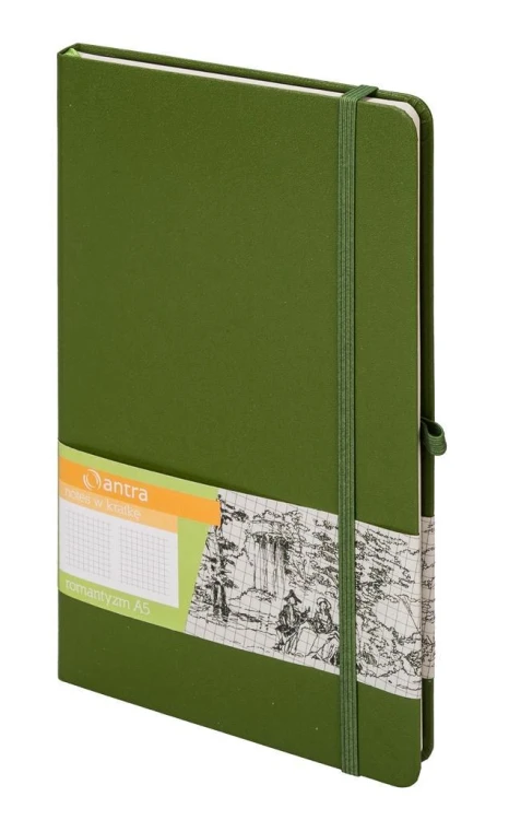 Notes A5 Kratka Romantyzm Khaki ANTRA, Antra