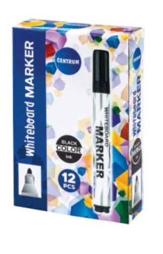 Marker tablicowy czarny 80531 (12szt), Centrum