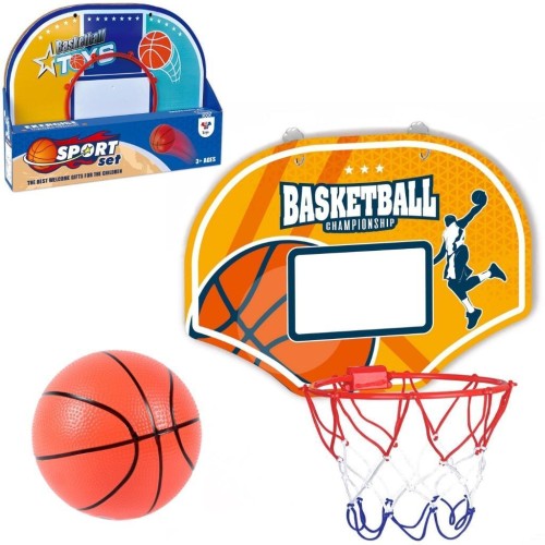 Zestaw do koszykówki z piłką i pompką, Trifox