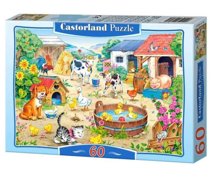 Puzzle 60 Farma CASTOR, Castorland
